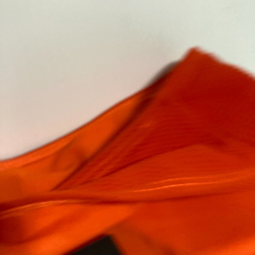 Nasty Gal Crinkle Bandeau Bikini Orange Top Size 6 Bottom 8 NWT! - Picture 14 of 16